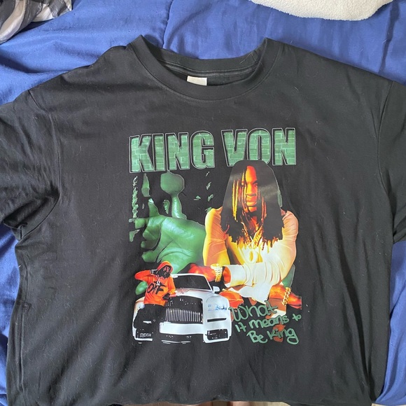 King Von Printed Graphic T-Shirt - Picture 3 of 3
